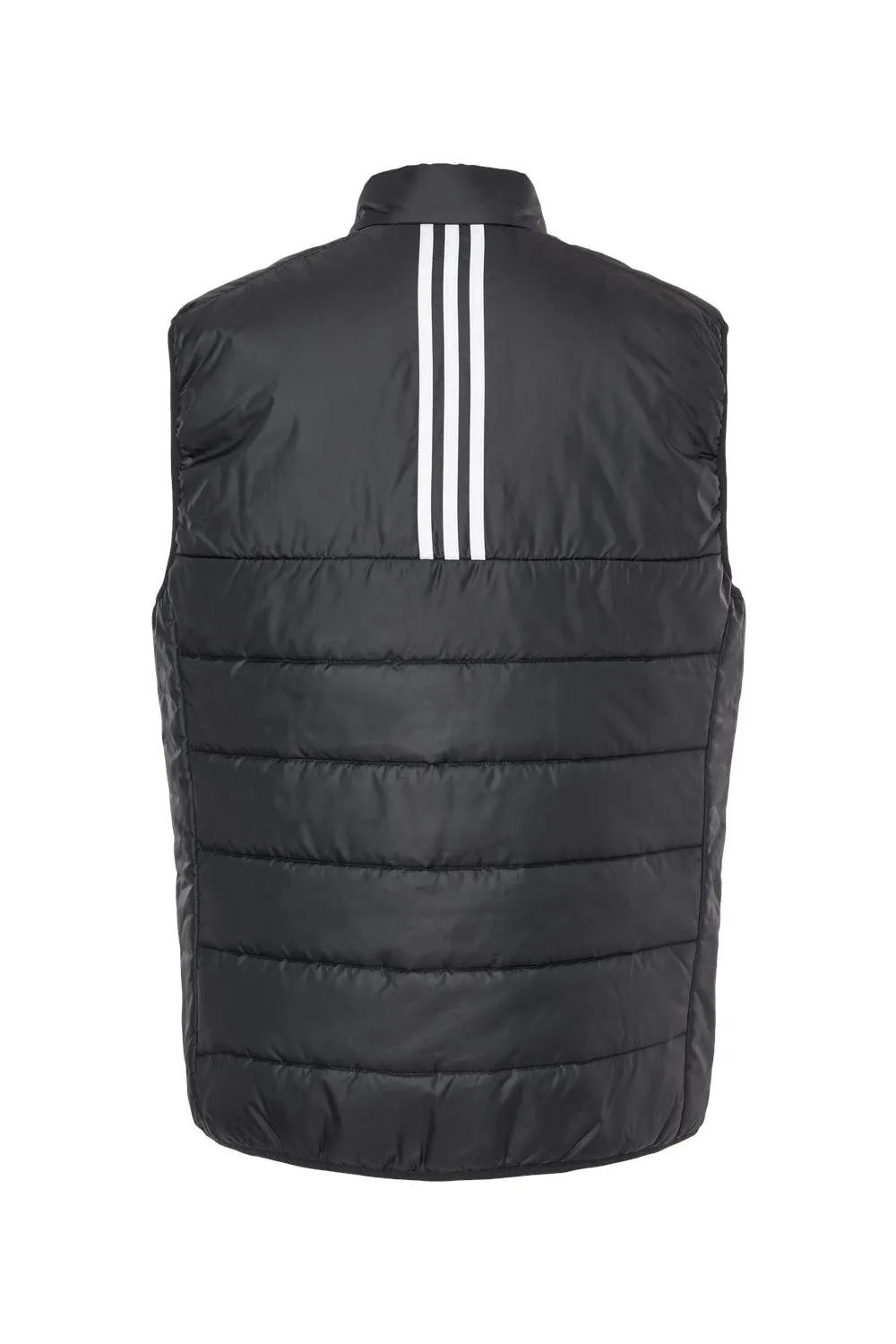 Adidas Mens Full Zip Puffer Vest - Black