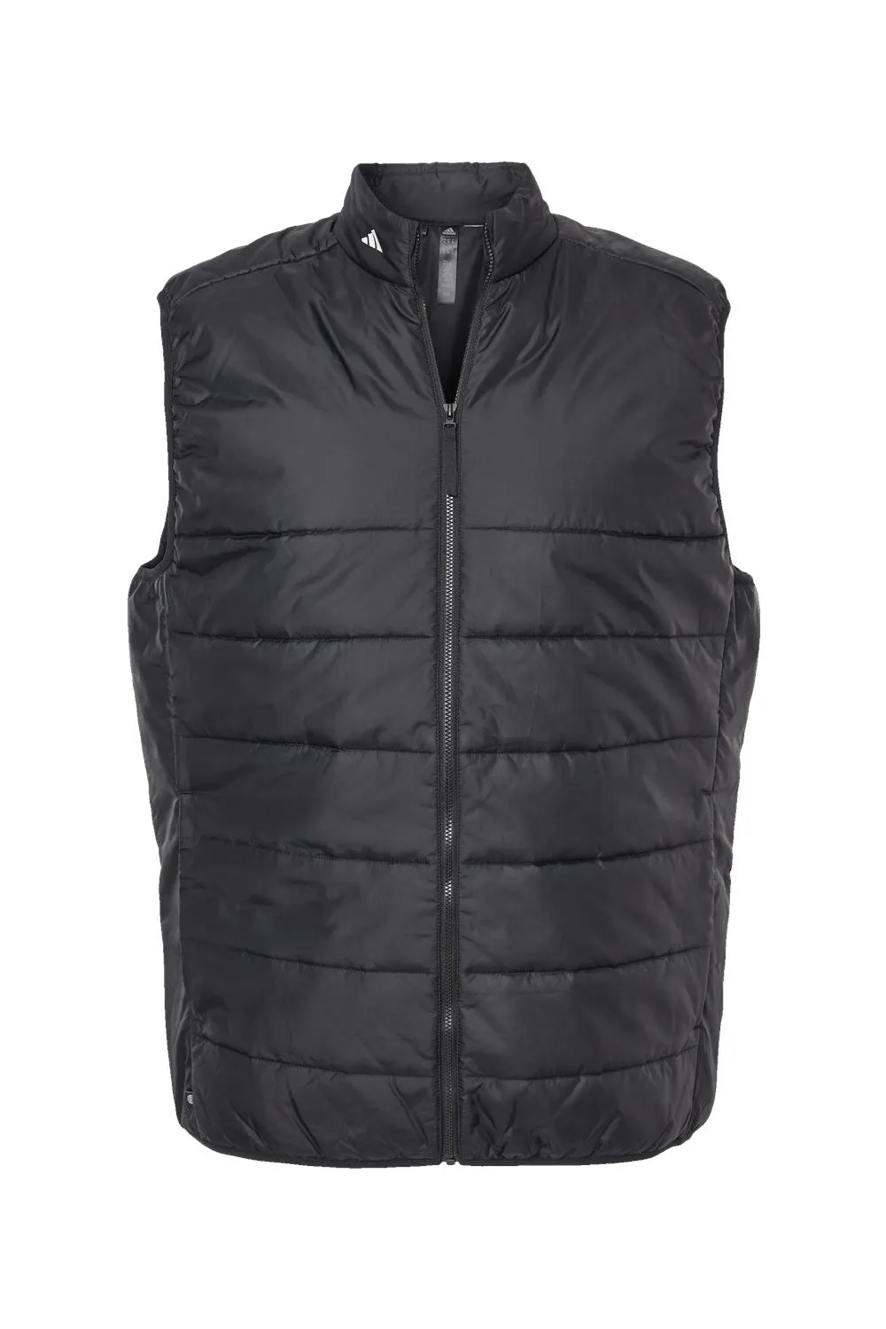 Adidas Mens Full Zip Puffer Vest - Black