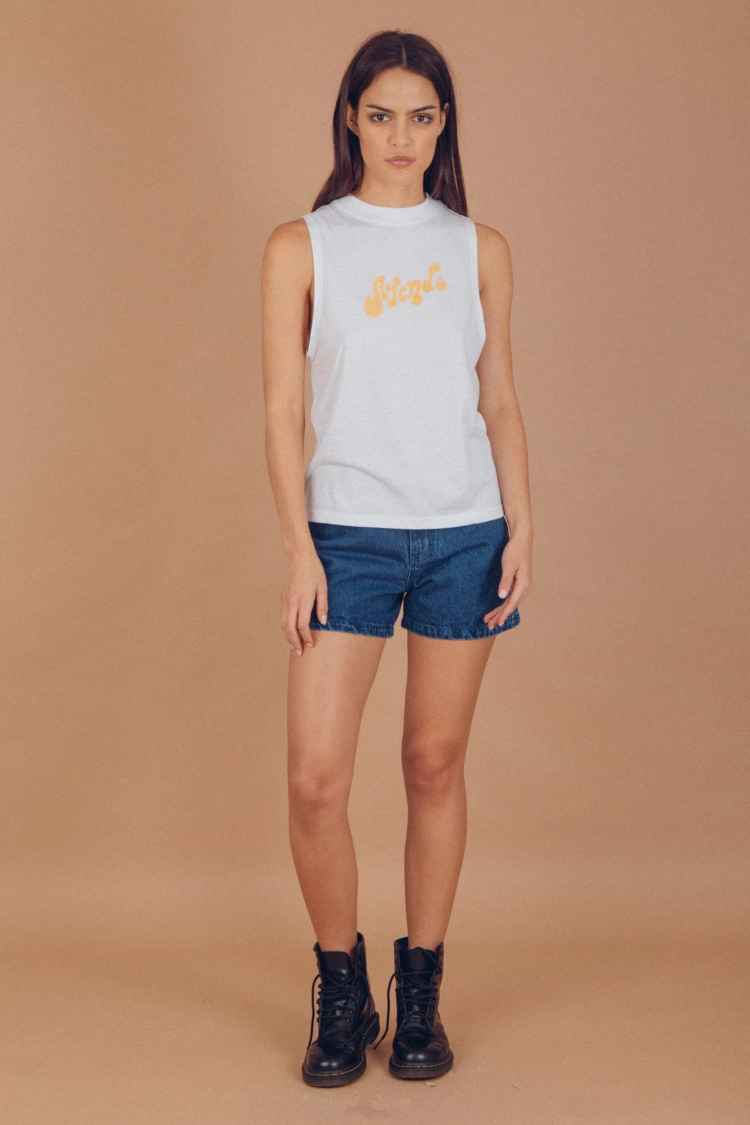 Afends Womens Vibes - Bandcut Tee