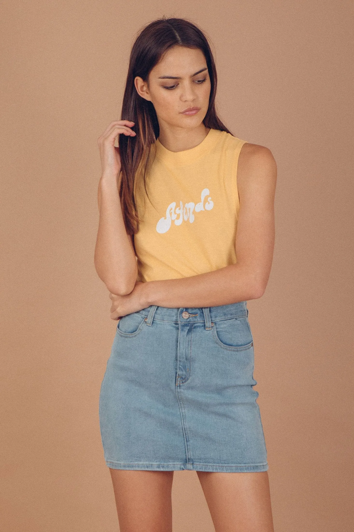 Afends Womens Vibes - Bandcut Tee