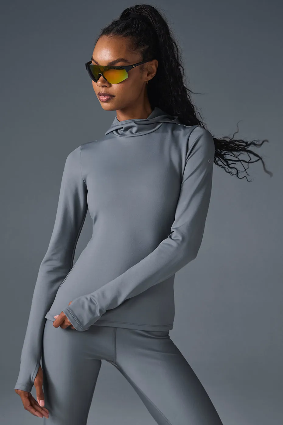 Airlift Winter Warm Hooded Runner - Steel Grey