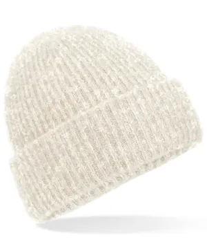 Almond Marl - Cosy ribbed beanie