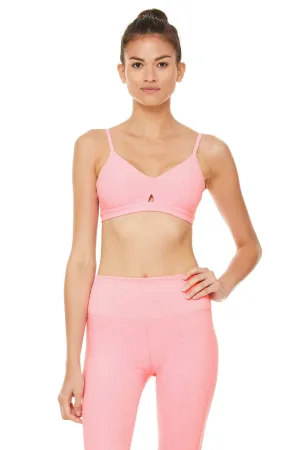 Alosoft Lounge Bra - Macaron Pink Heather