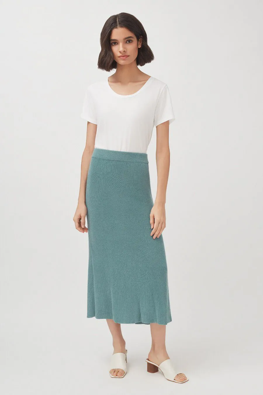 Alpaca Fit-And-Flare Skirt