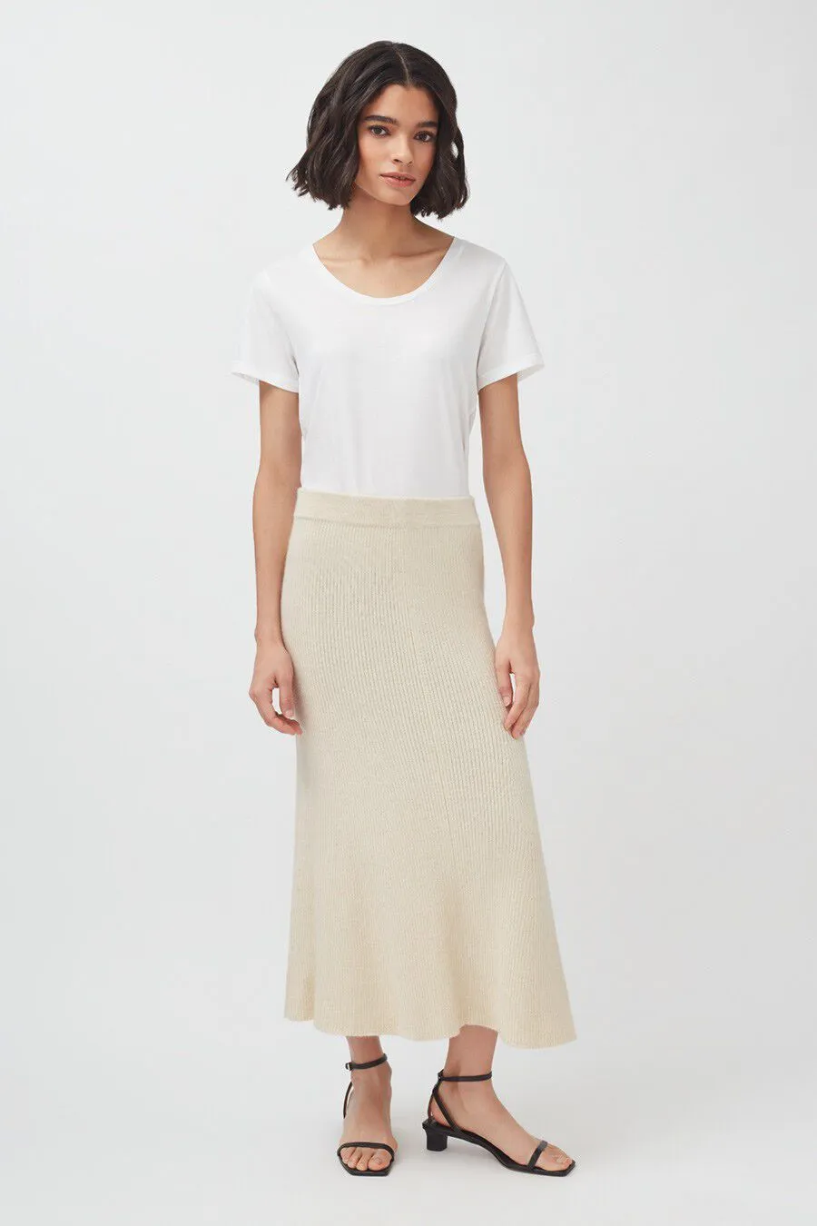 Alpaca Fit-And-Flare Skirt