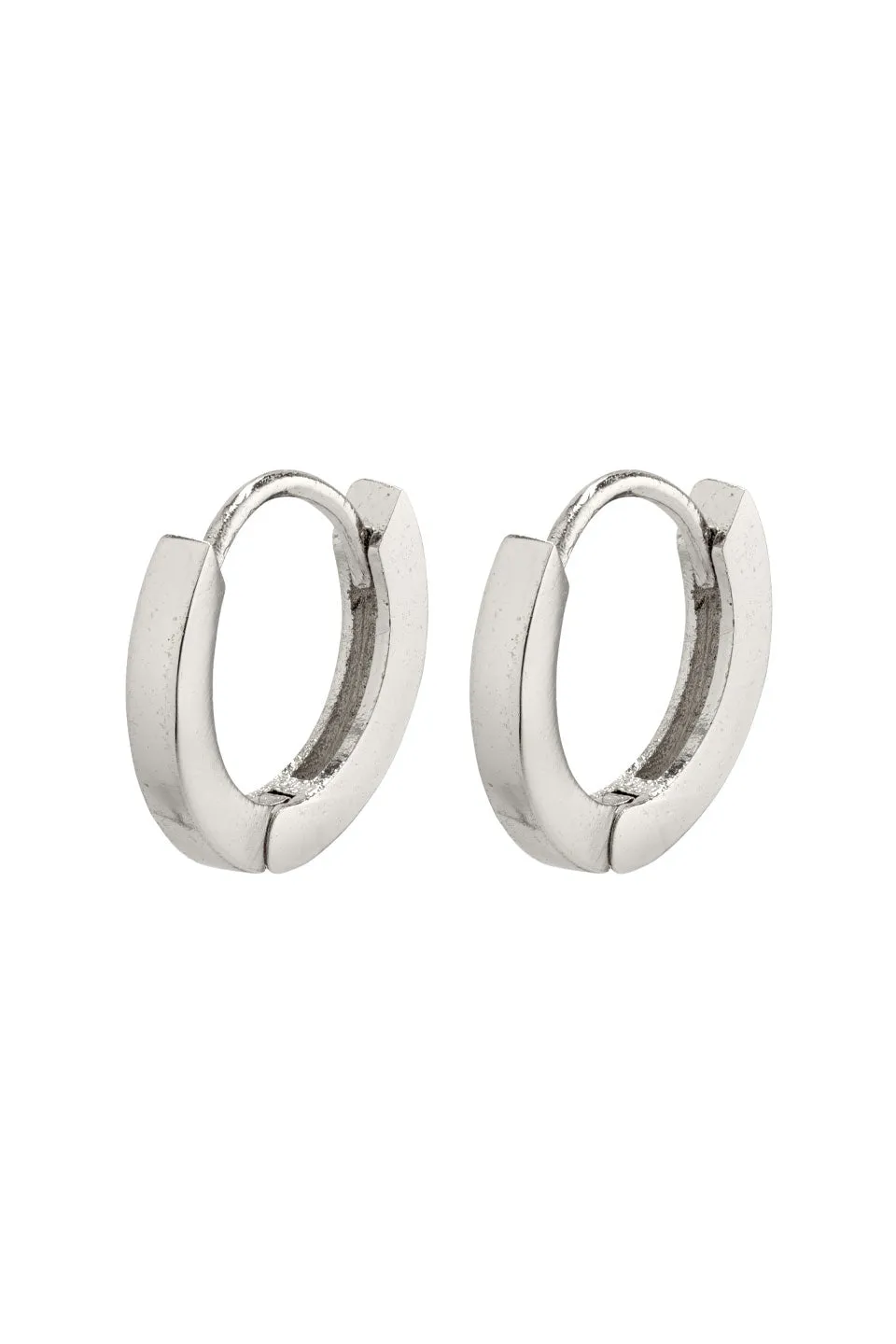 Arnelle Mini Silver Plated Hoop Huggy Earrings