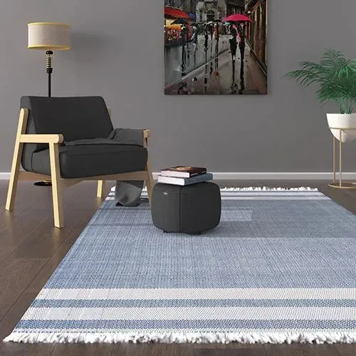 Asbury 82375BLU Blue Rug