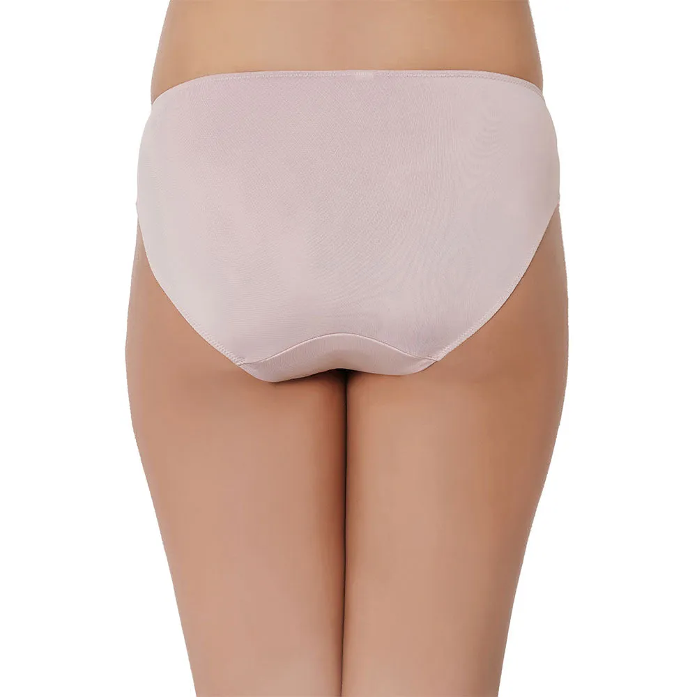 Aura Low Waist Medium Coverage Everyday Wear Hipster Panty - Beige