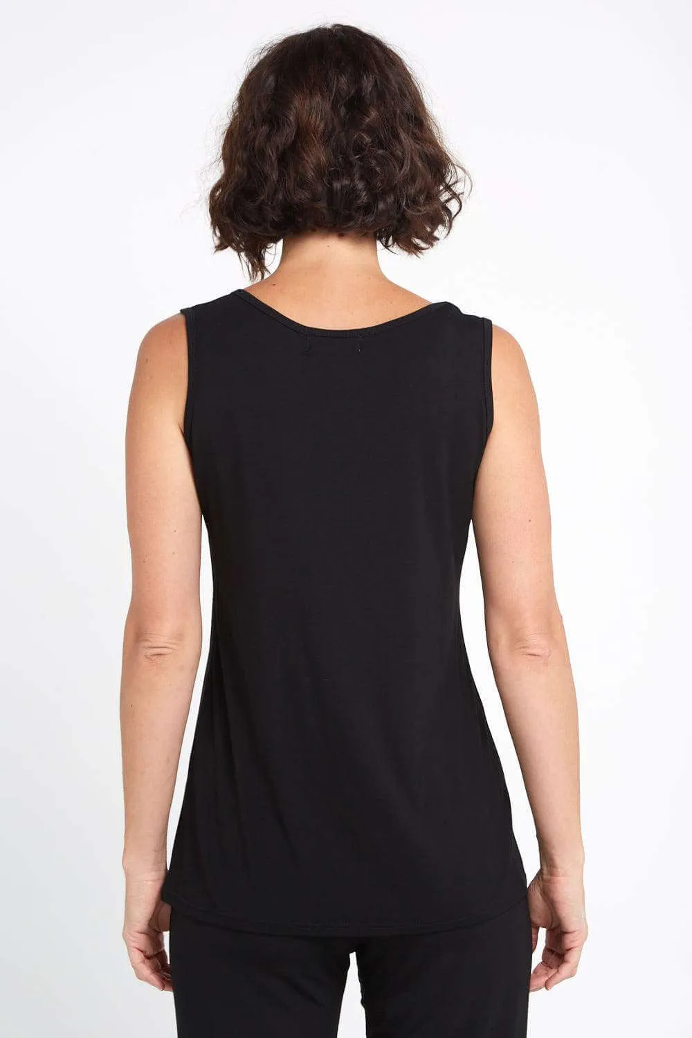 Bamboo Tank Top - Black