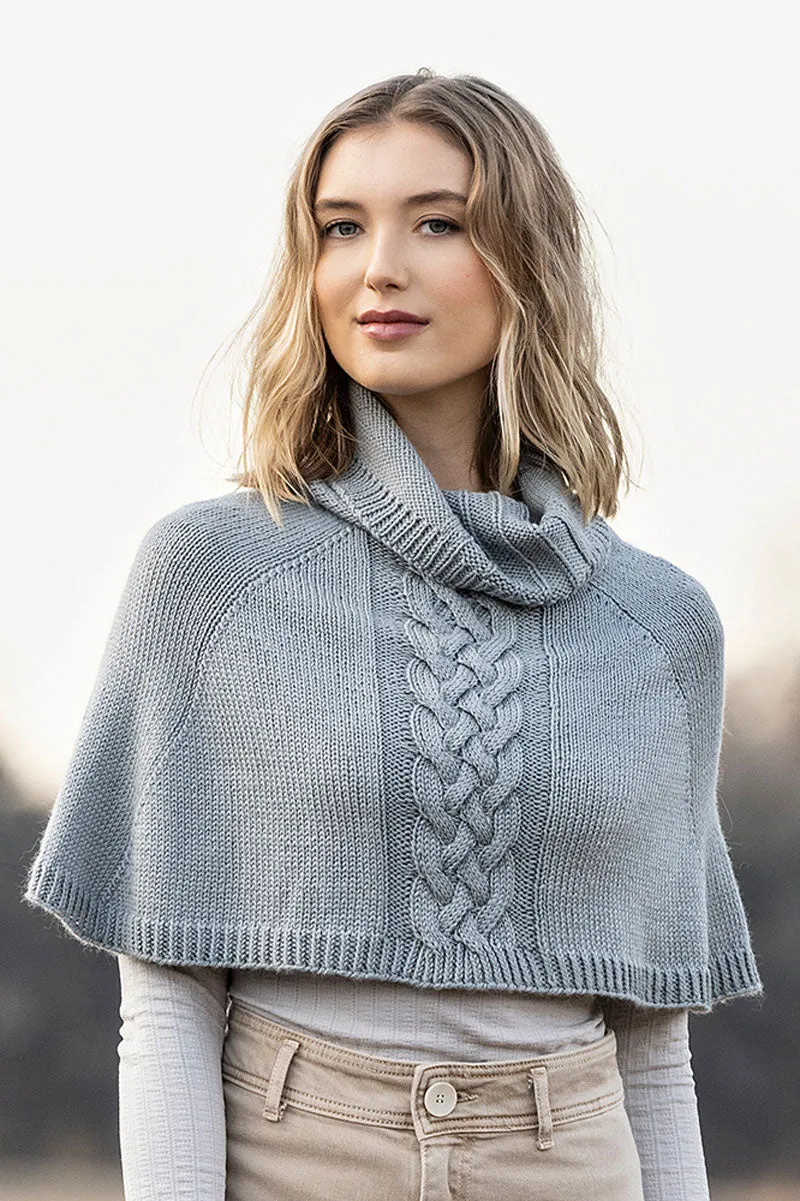 Blue Sky Fibers The Classic Series Patterns - Calgary Capelet - PDF Download