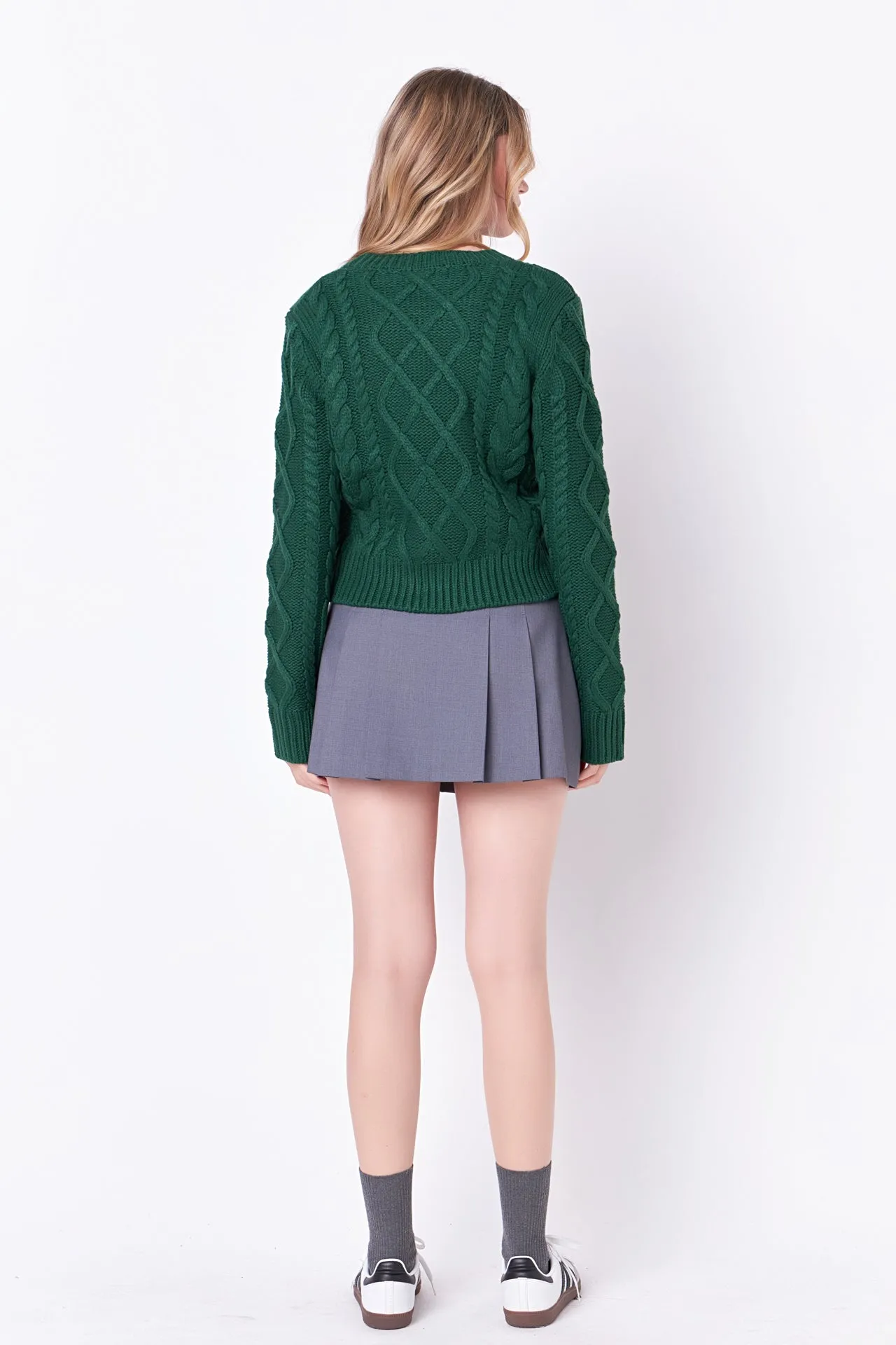 Cable-Knit Sweater