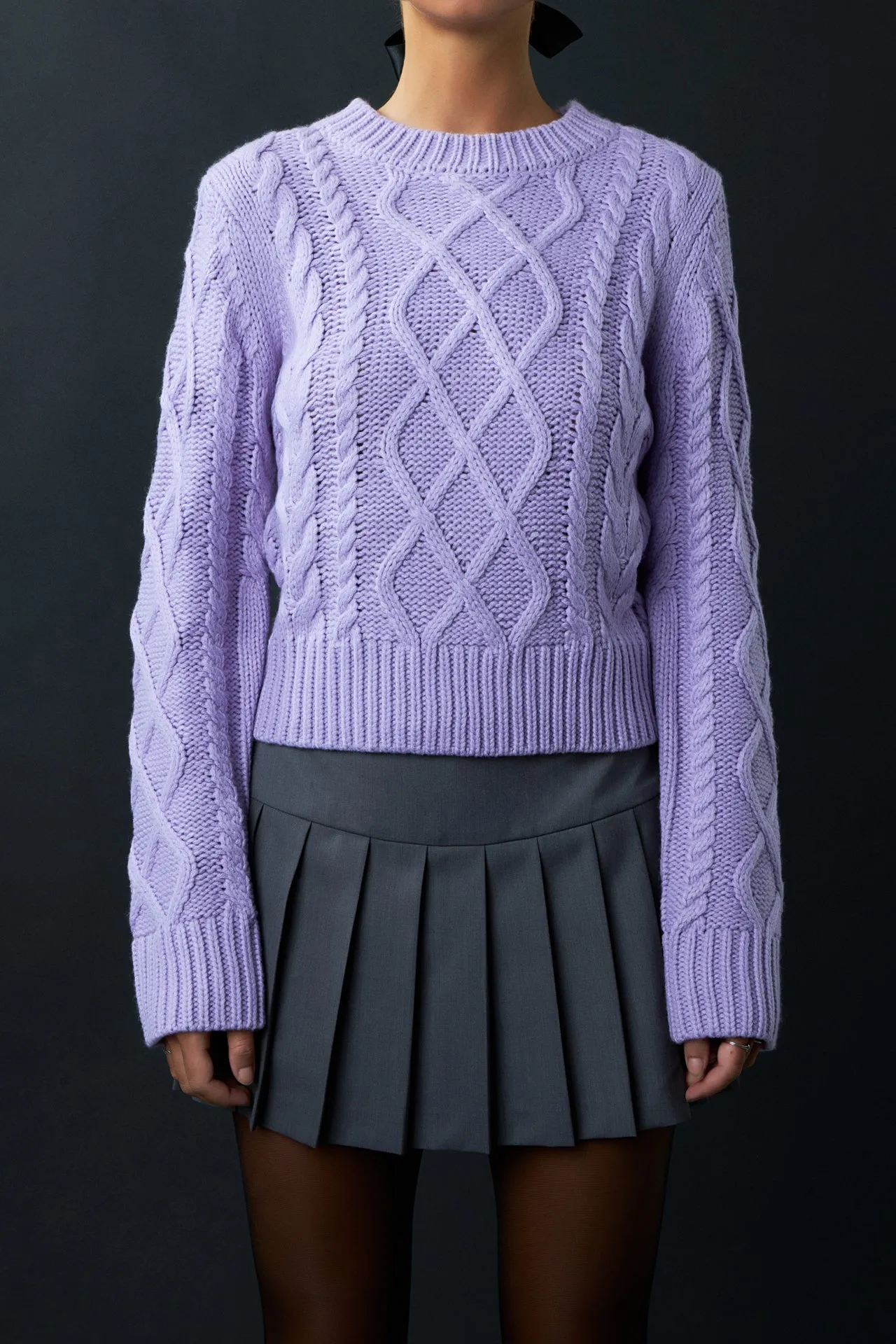 Cable-Knit Sweater