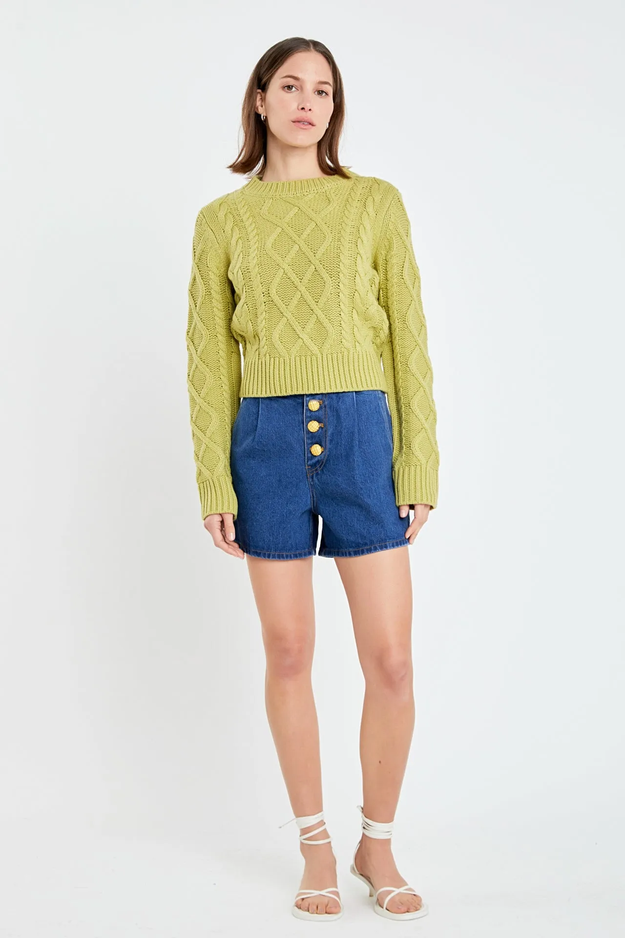 Cable-Knit Sweater