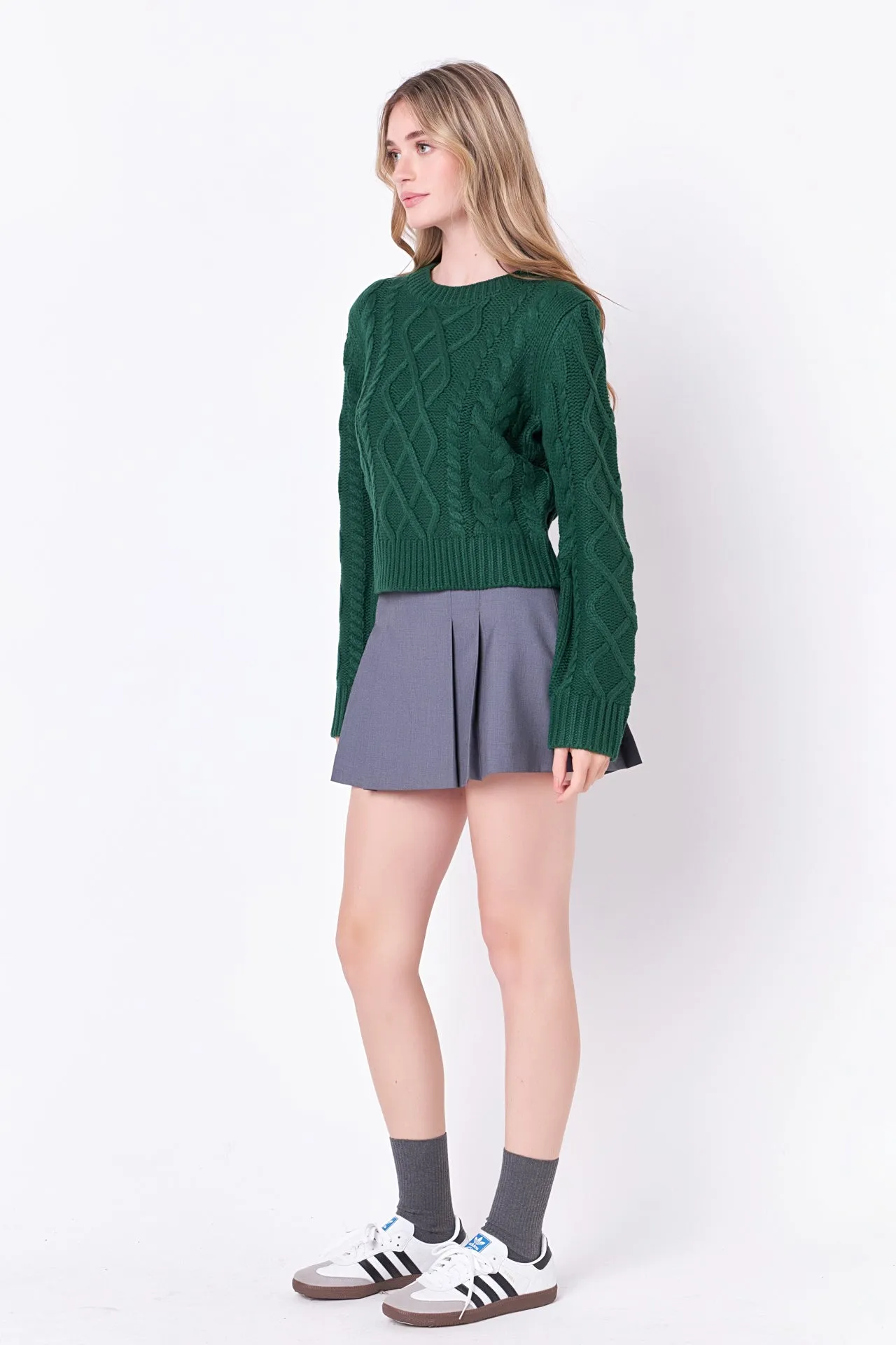 Cable-Knit Sweater