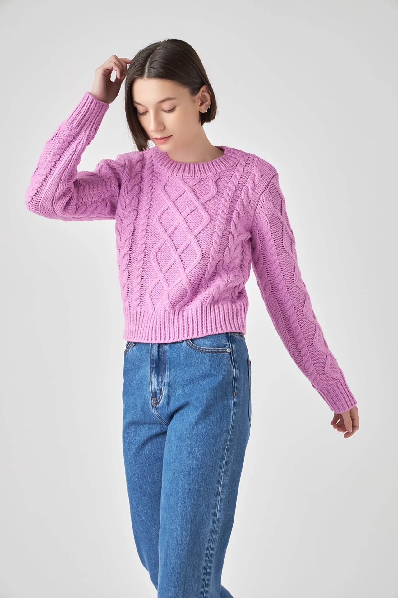 Cable-Knit Sweater