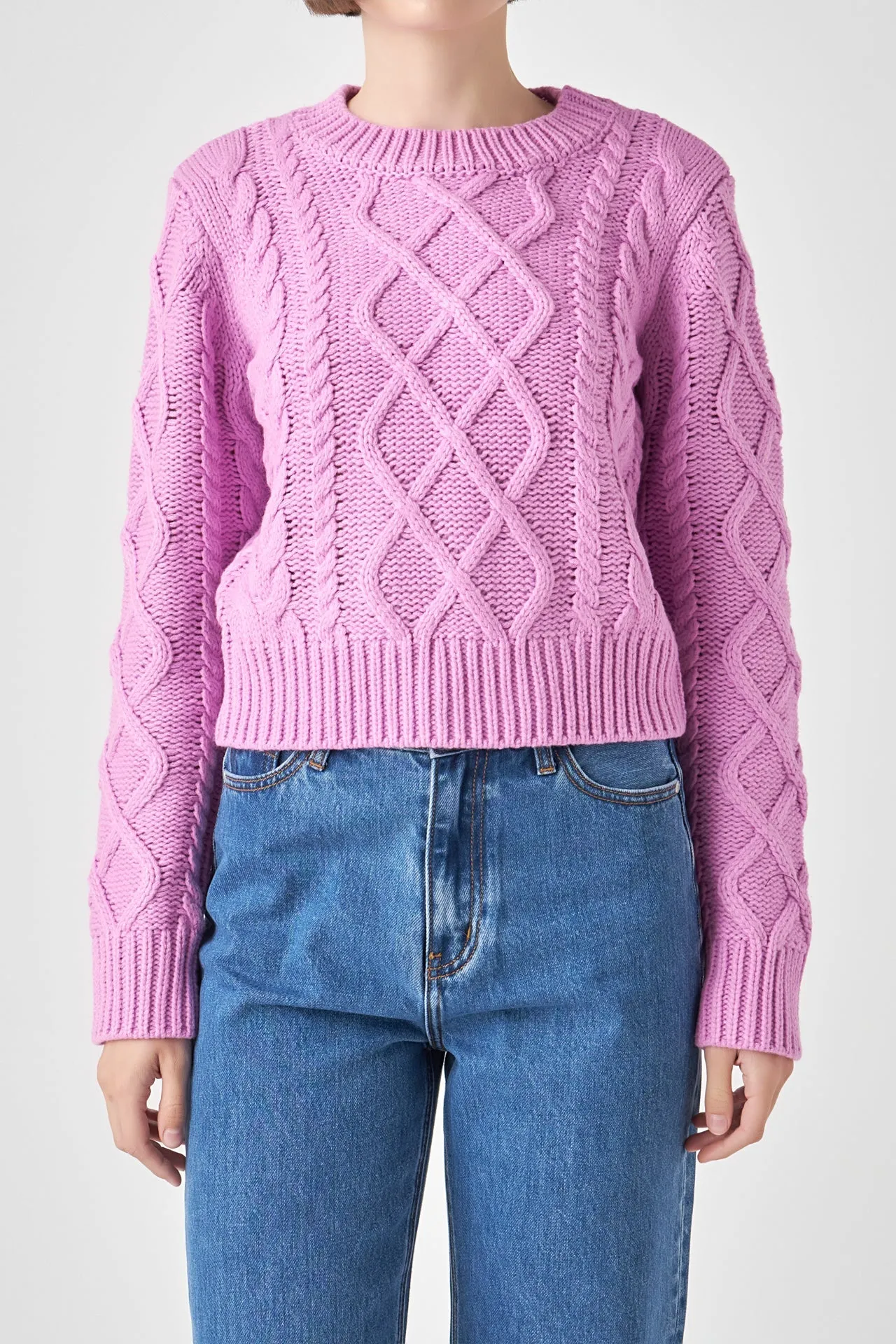 Cable-Knit Sweater