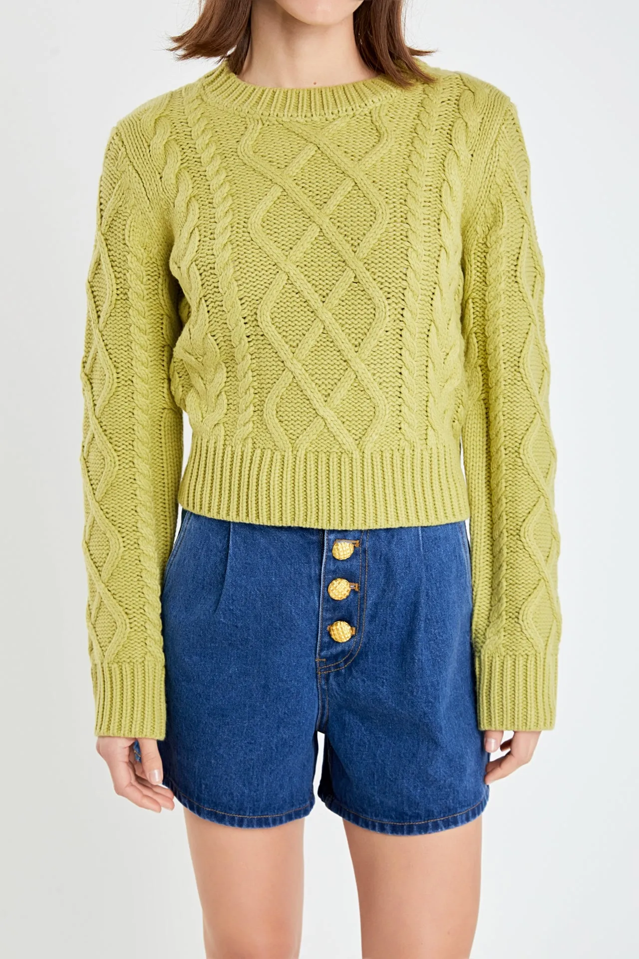 Cable-Knit Sweater