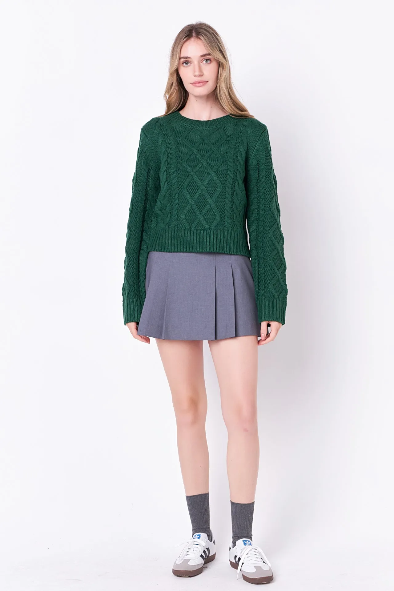 Cable-Knit Sweater