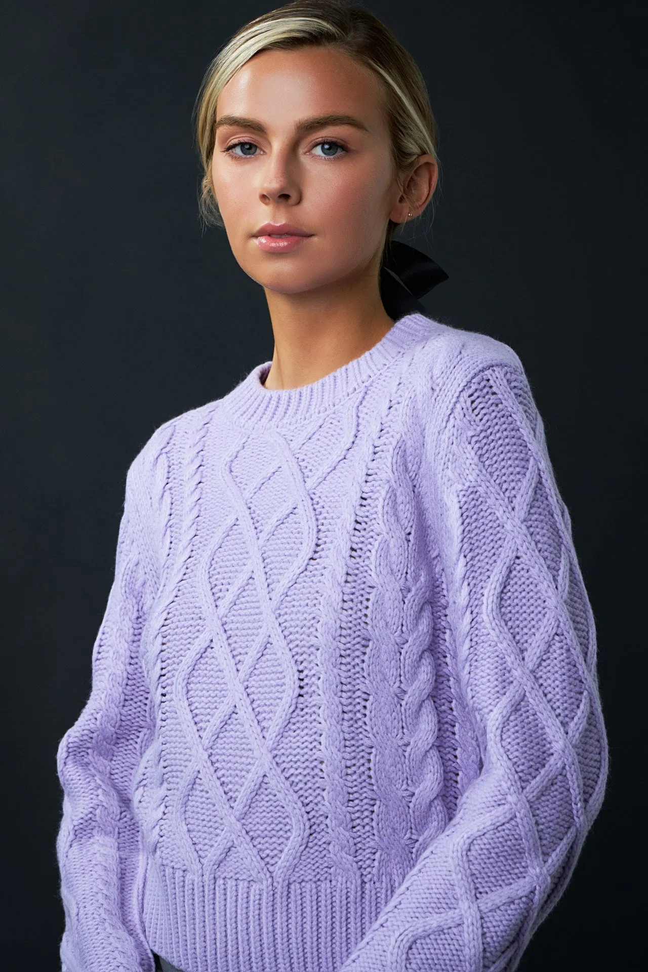 Cable-Knit Sweater