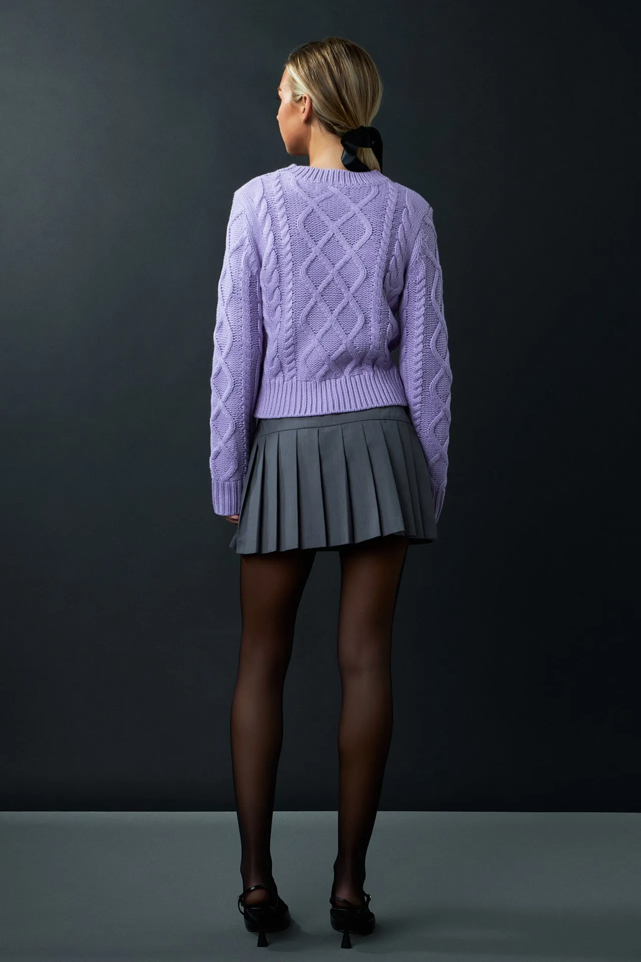 Cable-Knit Sweater