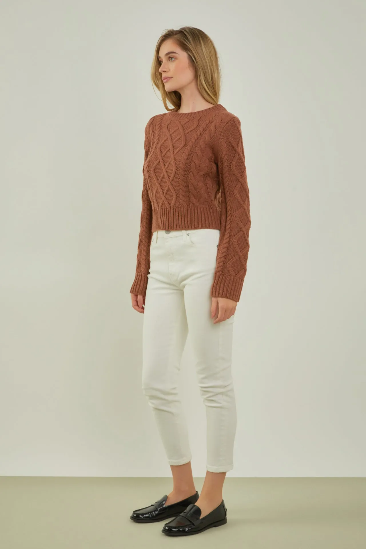 Cable-Knit Sweater