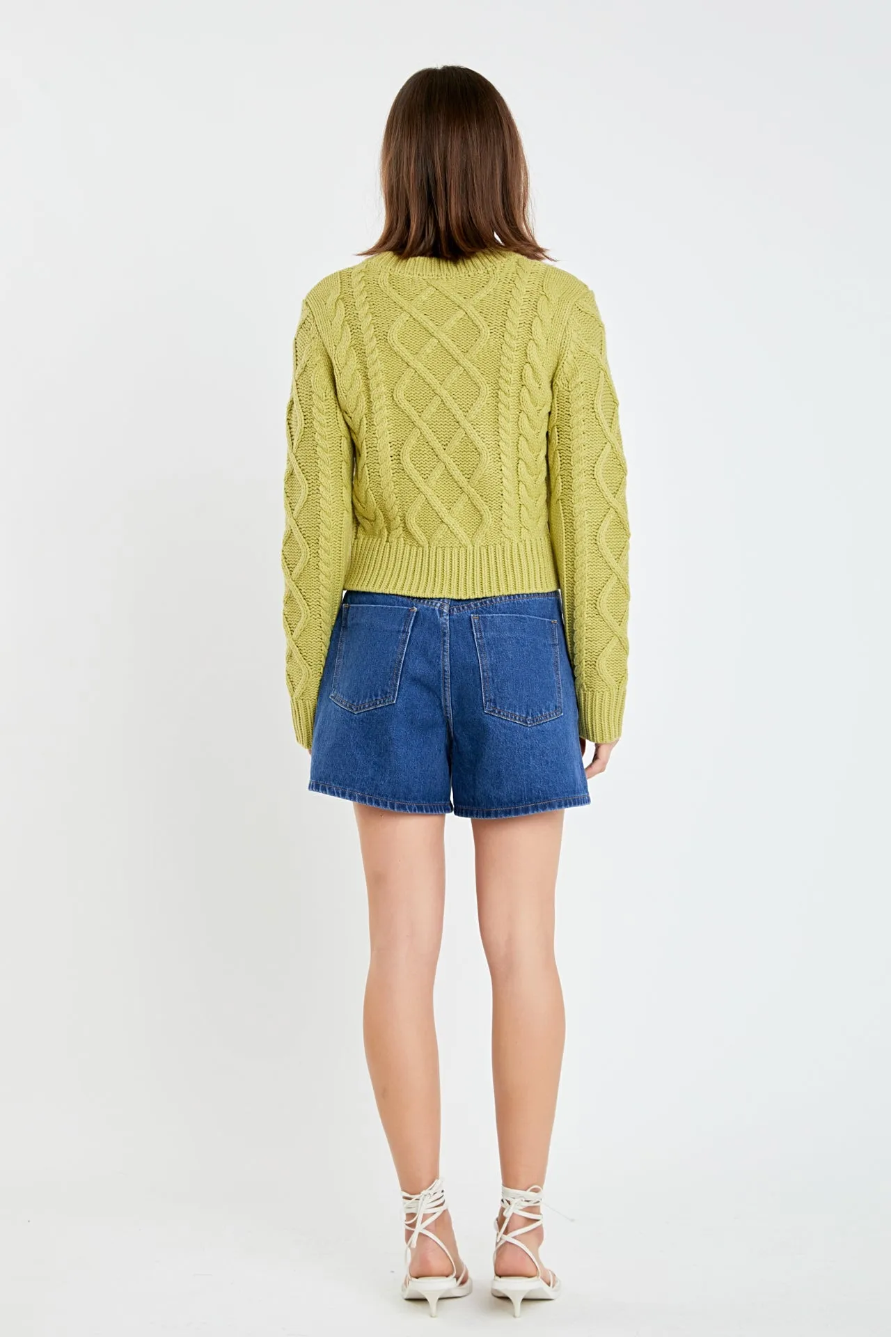 Cable-Knit Sweater