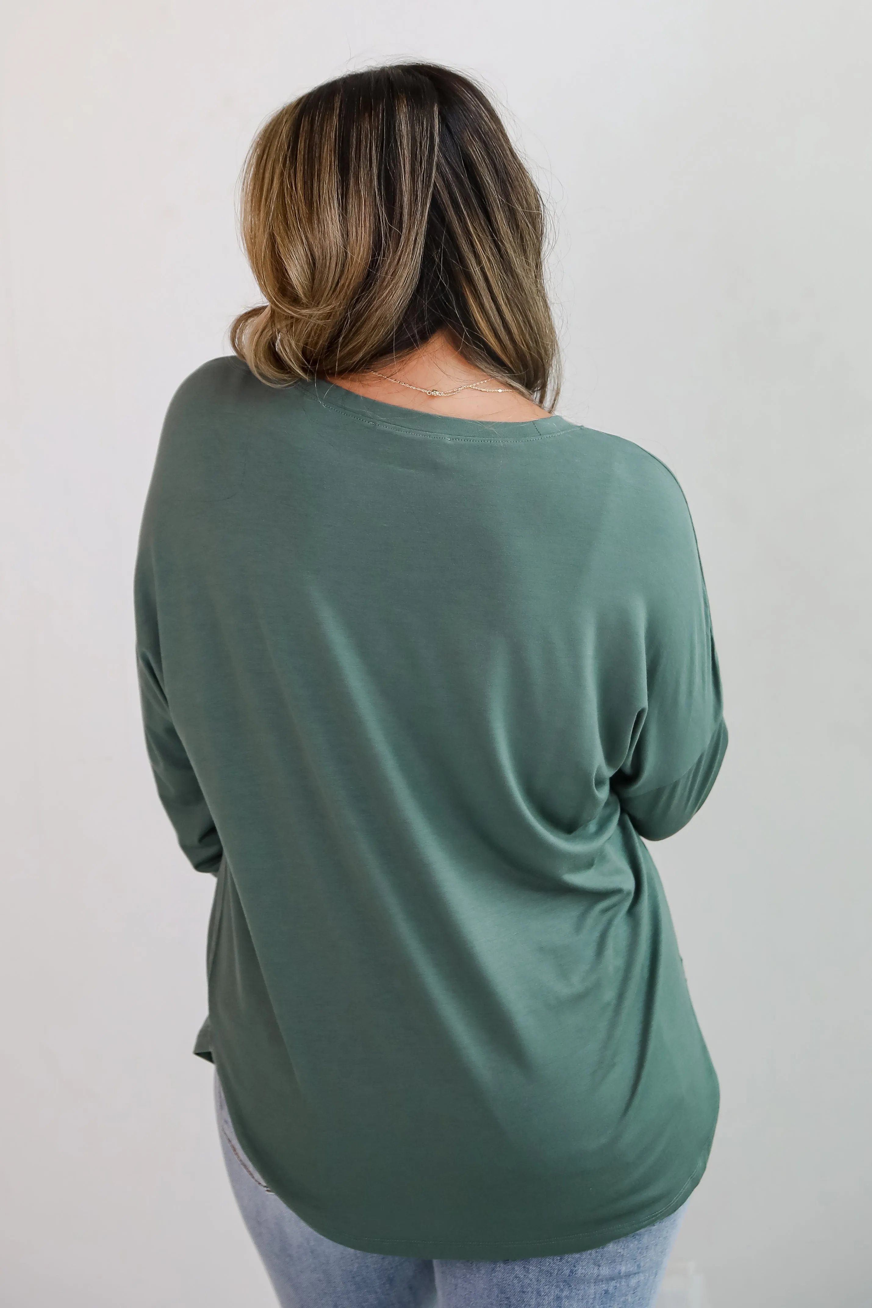 Callie Everyday Long Sleeve Tee - DU DEAL