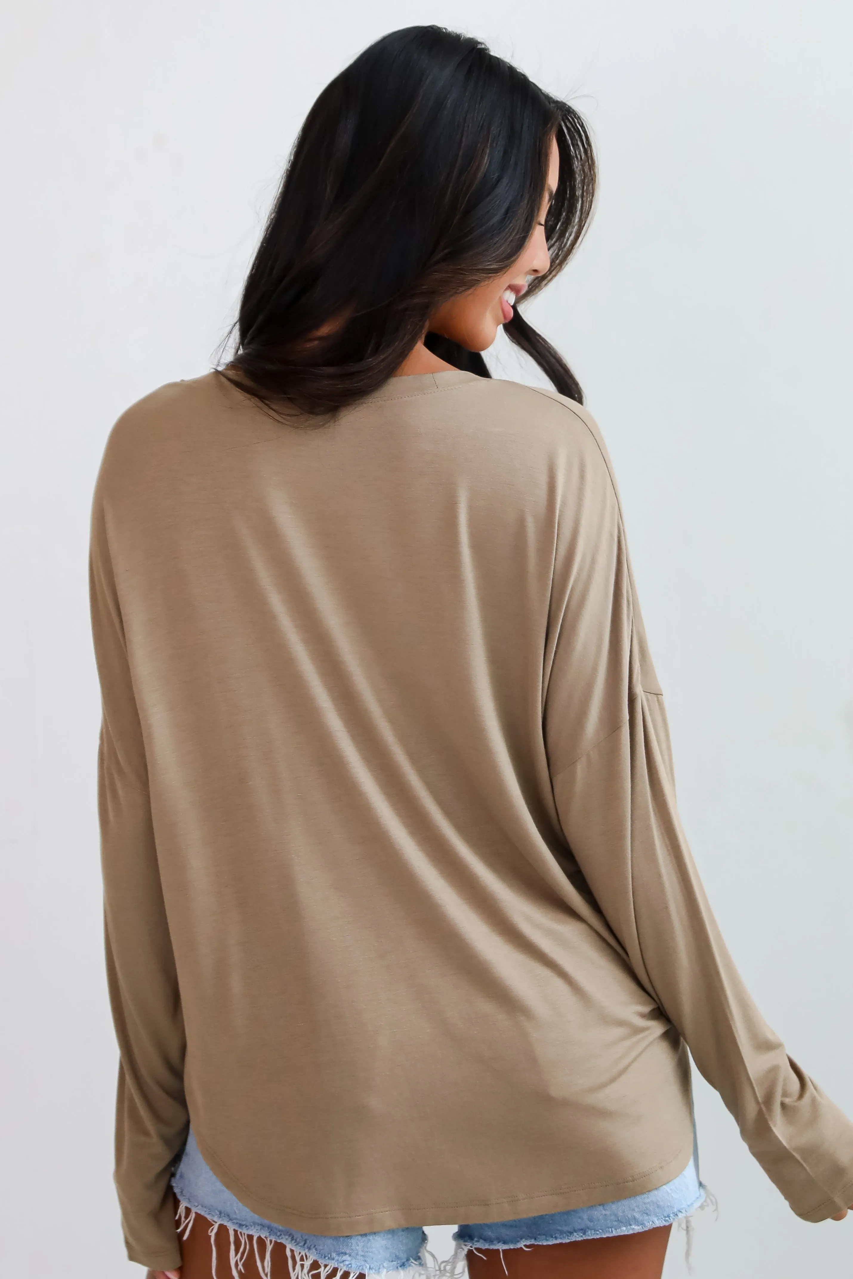 Callie Everyday Long Sleeve Tee - DU DEAL