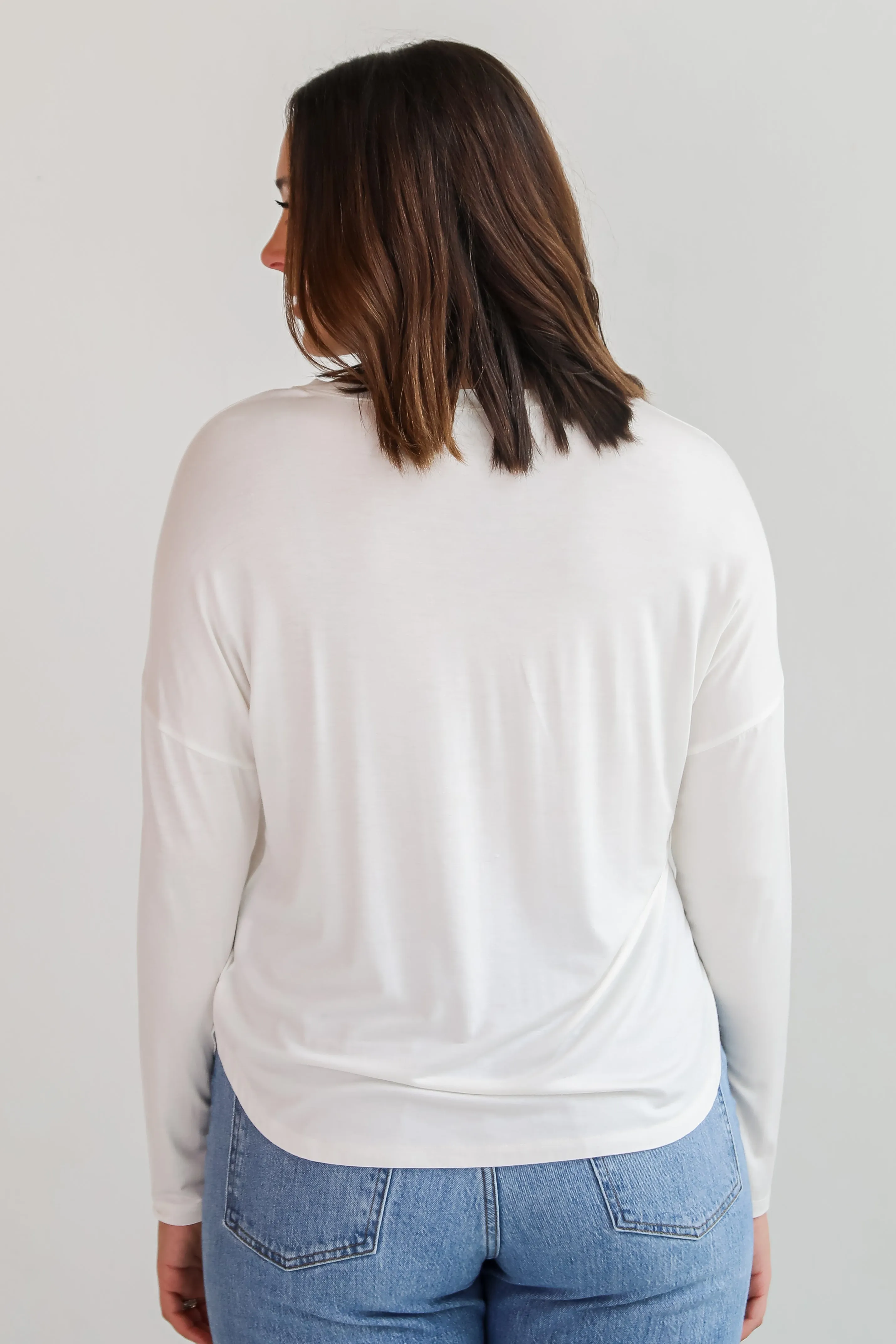 Callie Everyday Long Sleeve Tee - DU DEAL