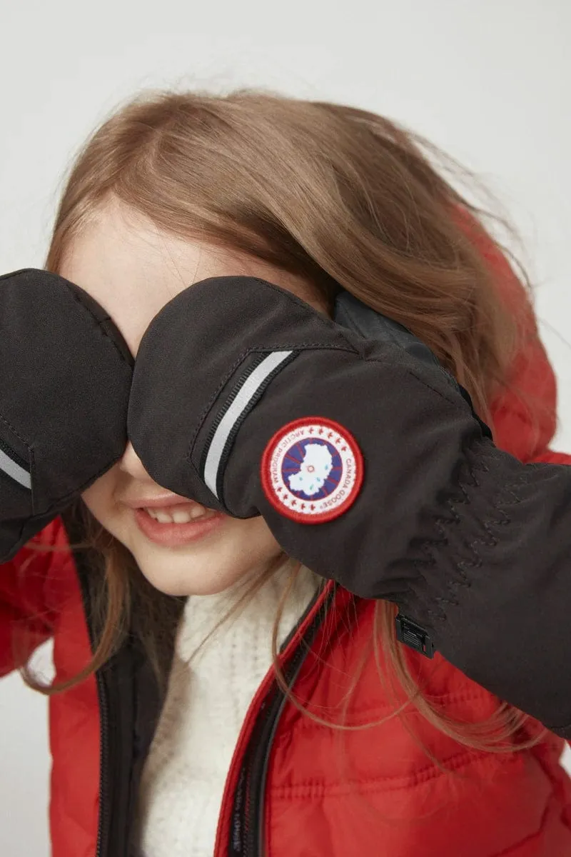 Canada Goose Kids Arctic Down Mittens in Black