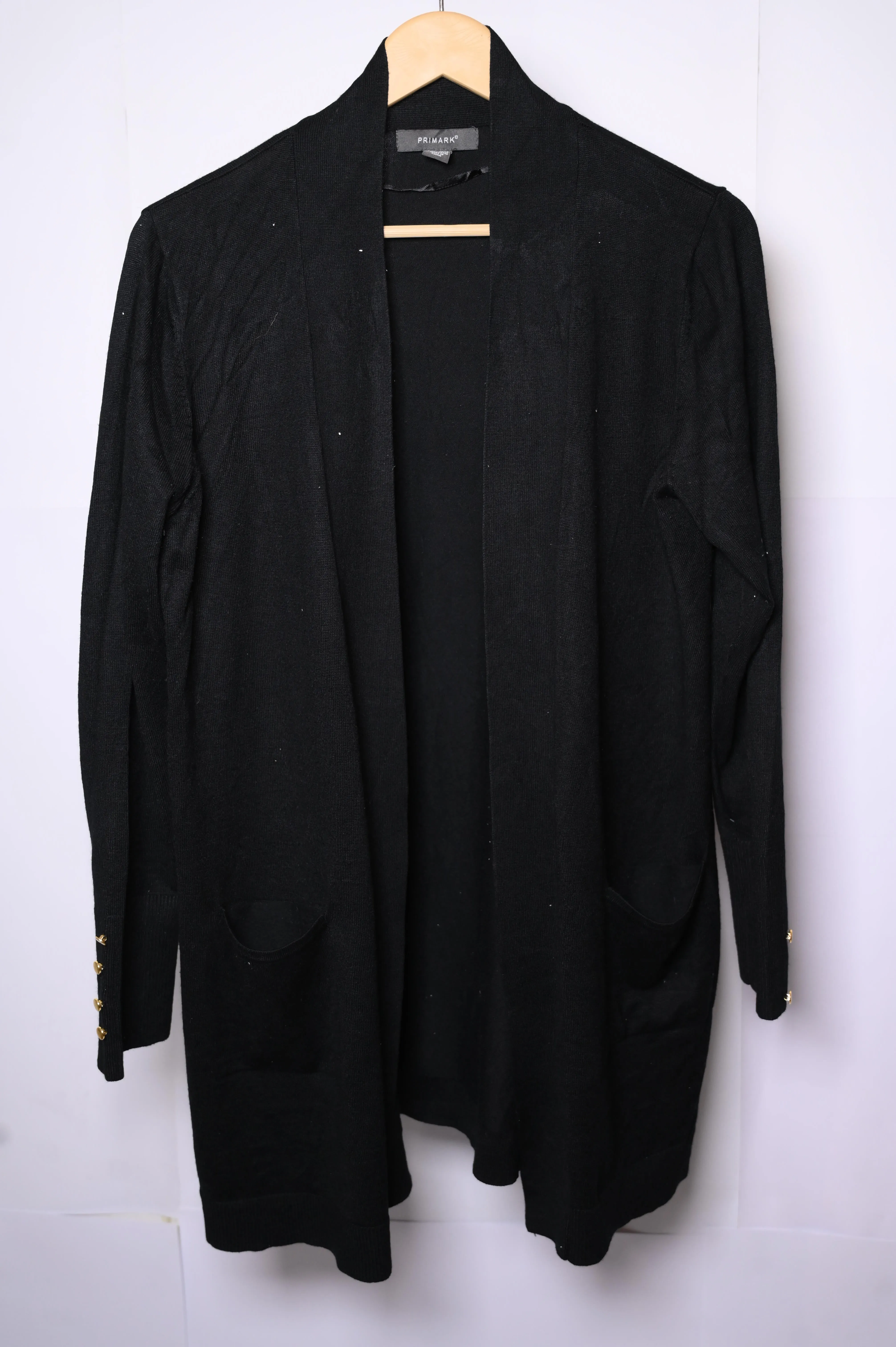 Classic Black Viscose Shrug