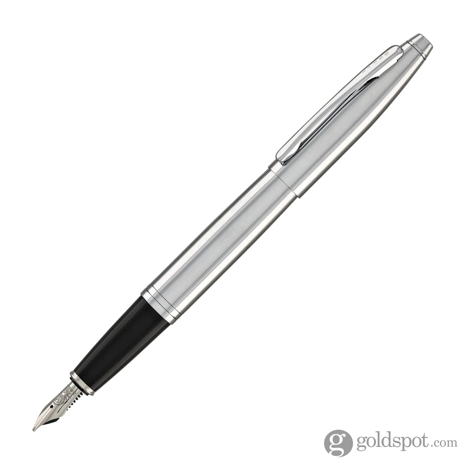 Cross Calais Fountain Pen in Polished Chrome - Medium Point