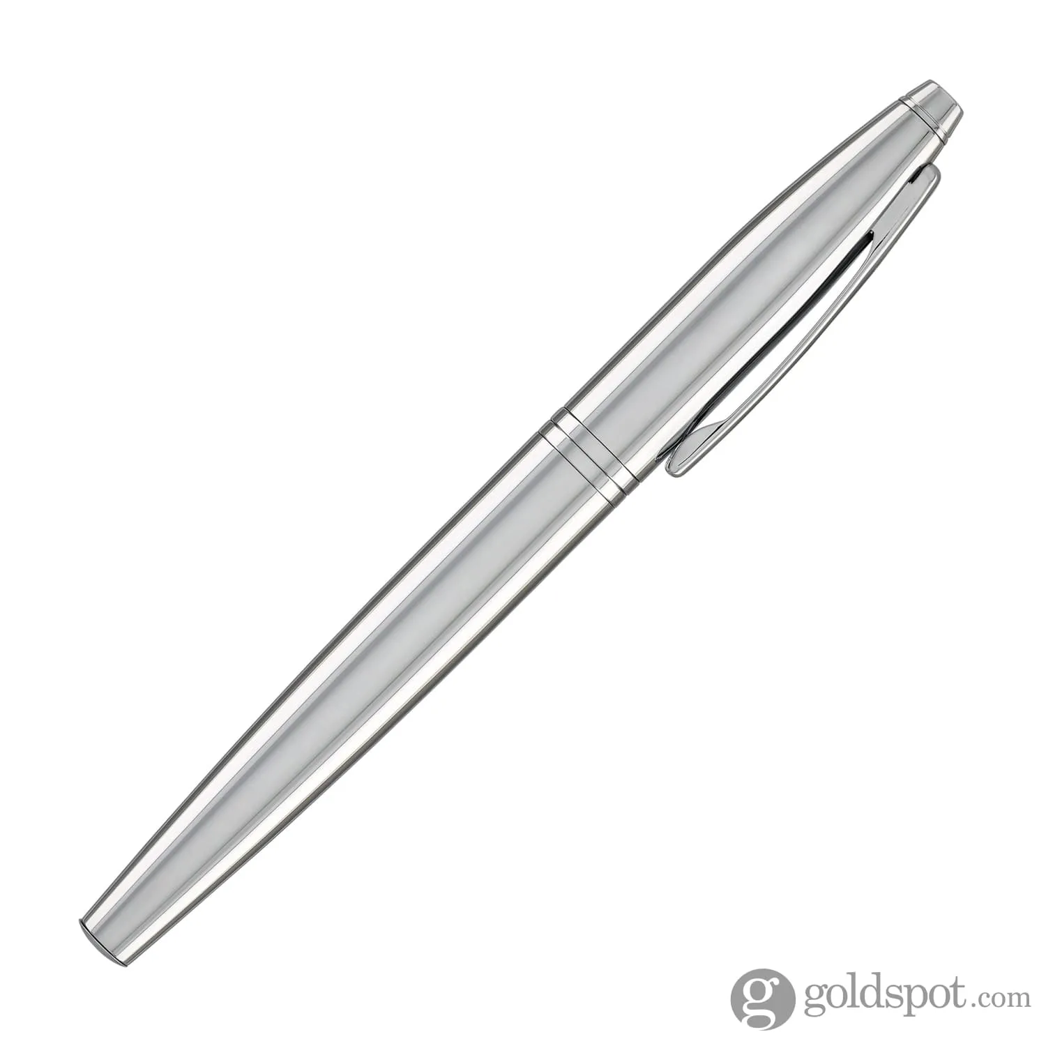 Cross Calais Fountain Pen in Polished Chrome - Medium Point