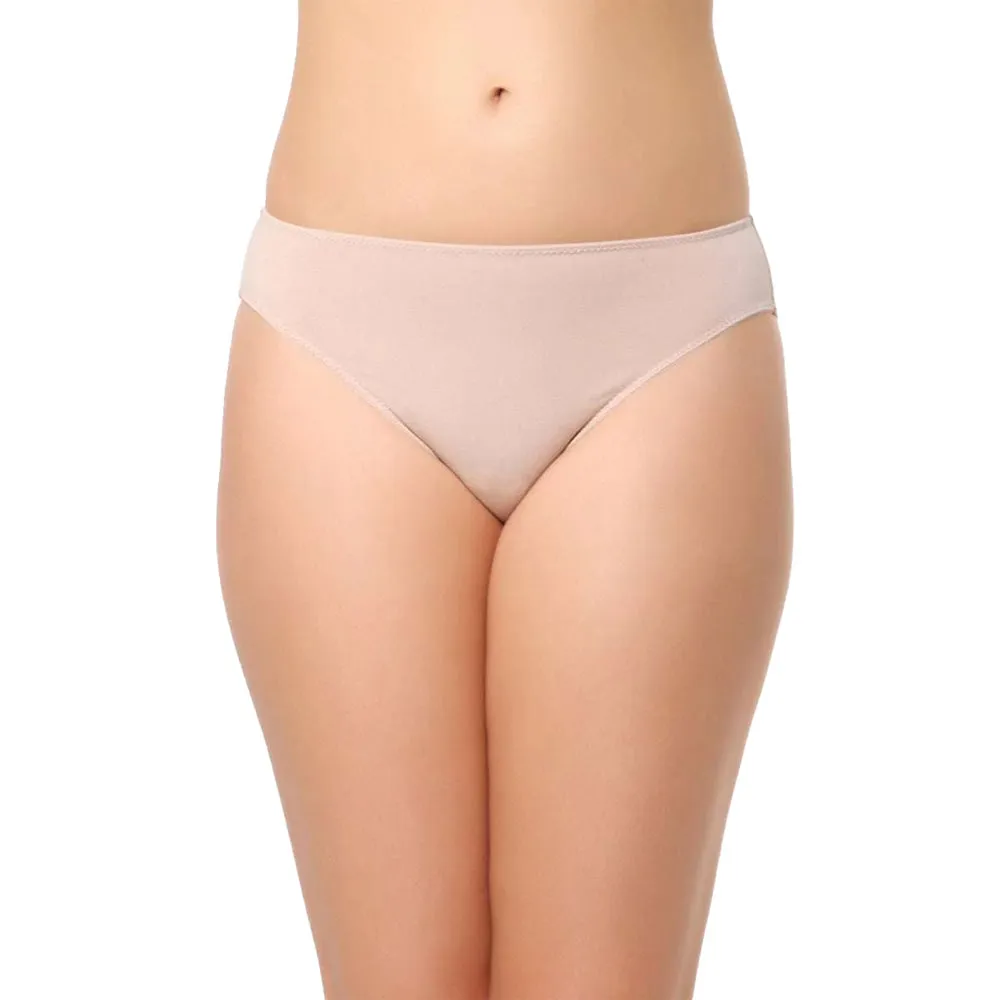 Essentials Low Waist Medium Coverage Everyday Wear Bikini Panty - Beige