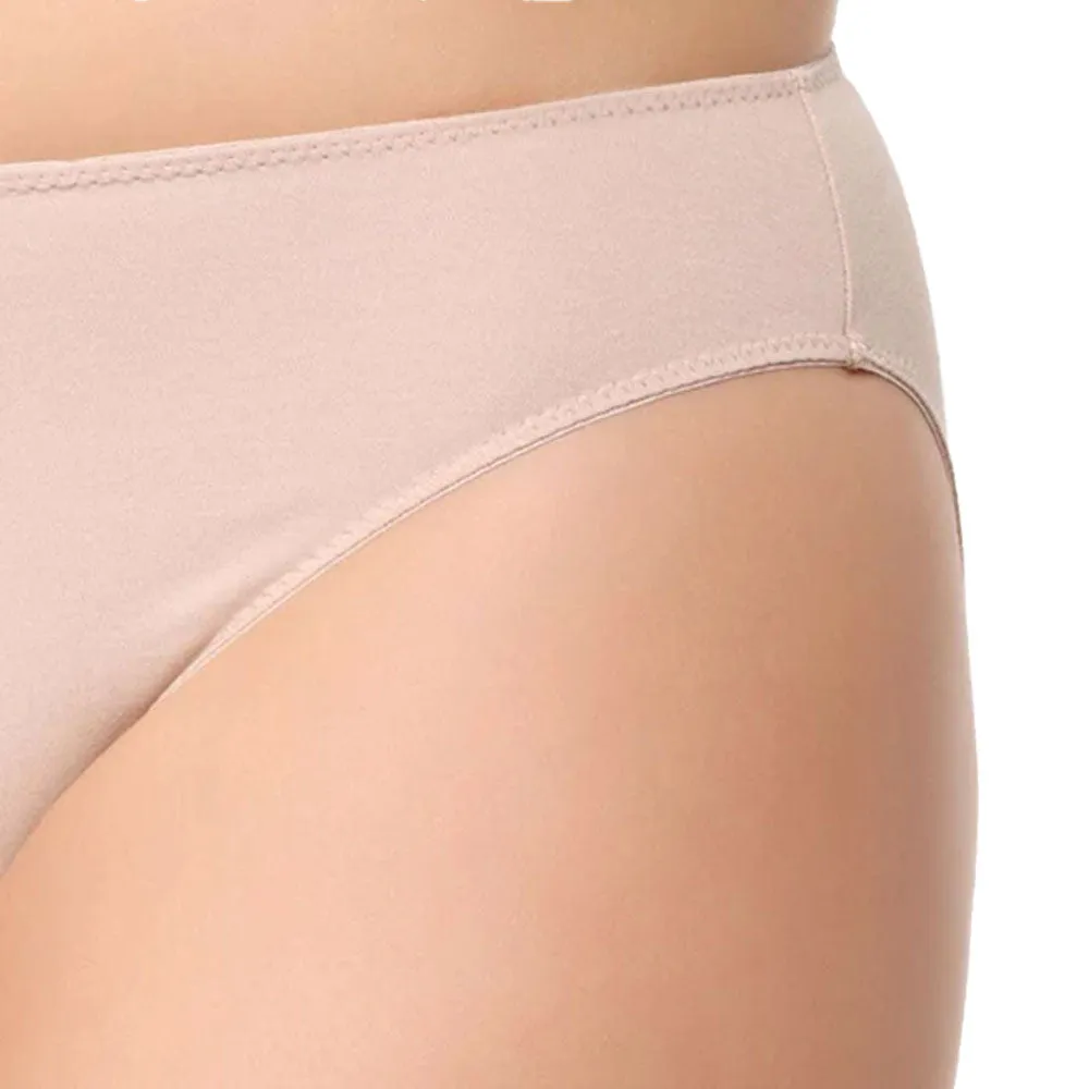 Essentials Low Waist Medium Coverage Everyday Wear Bikini Panty - Beige