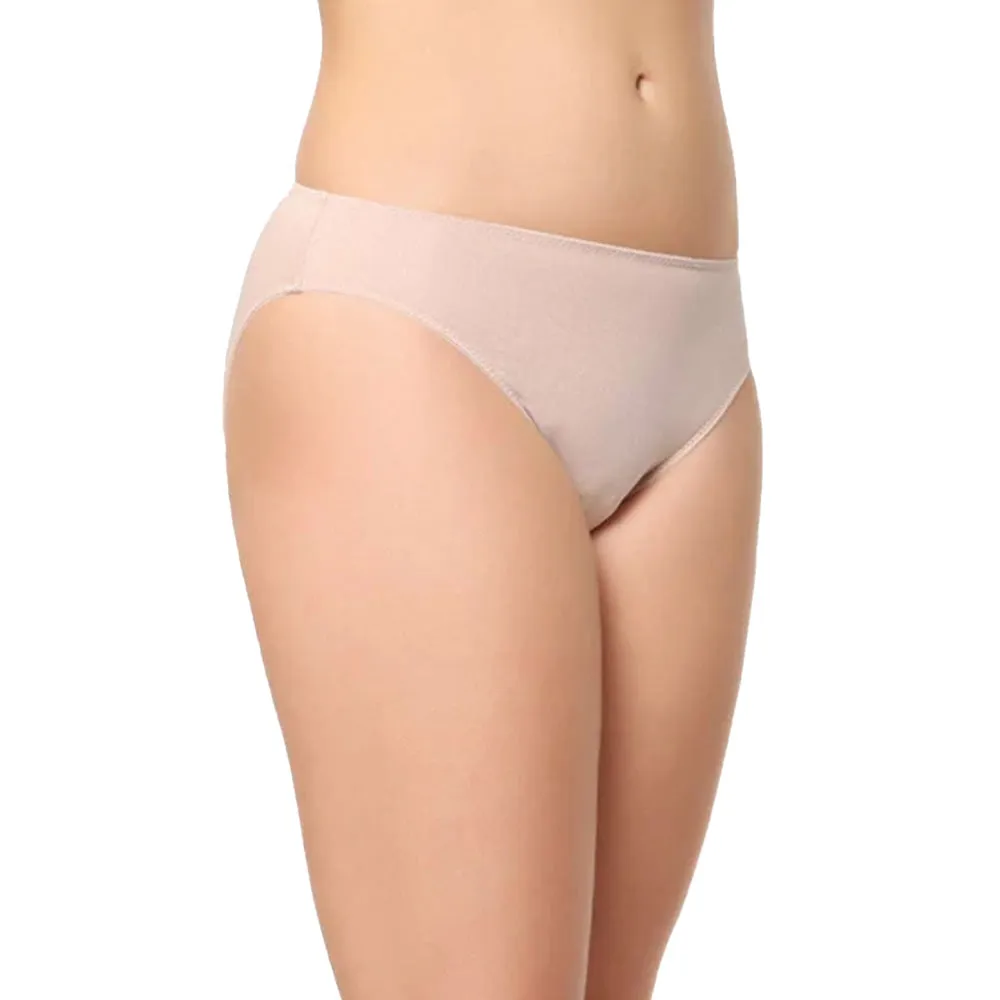 Essentials Low Waist Medium Coverage Everyday Wear Bikini Panty - Beige