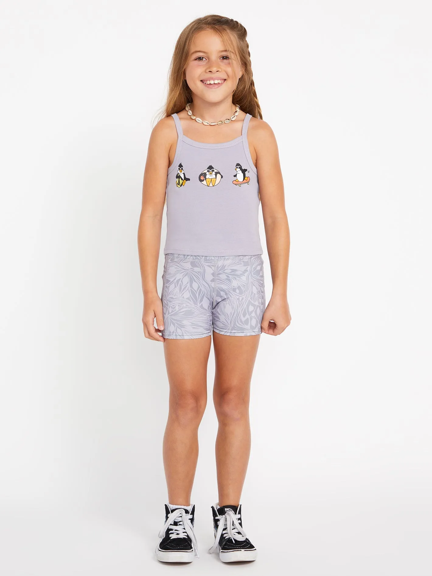 Girls 1991 Strappy Tank - Moonbeam