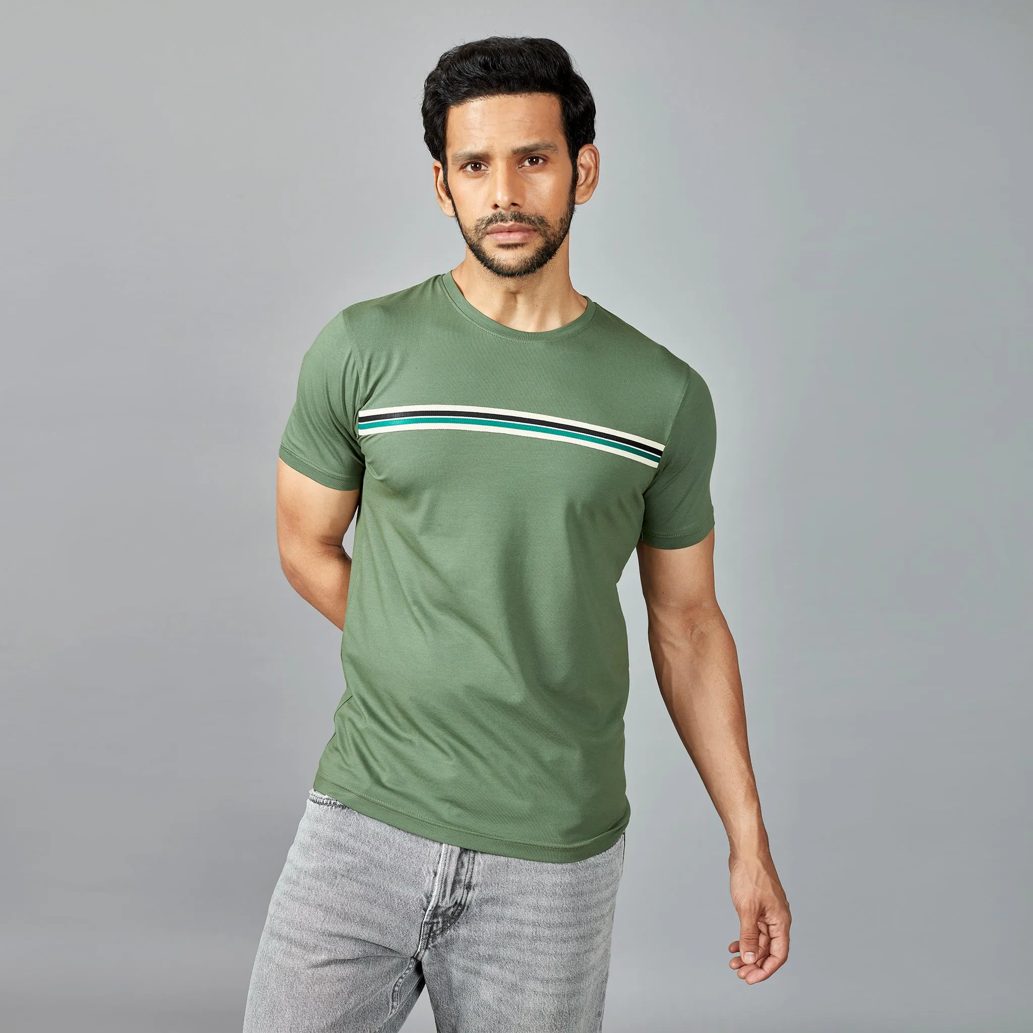 Green Stripes T-Shirt