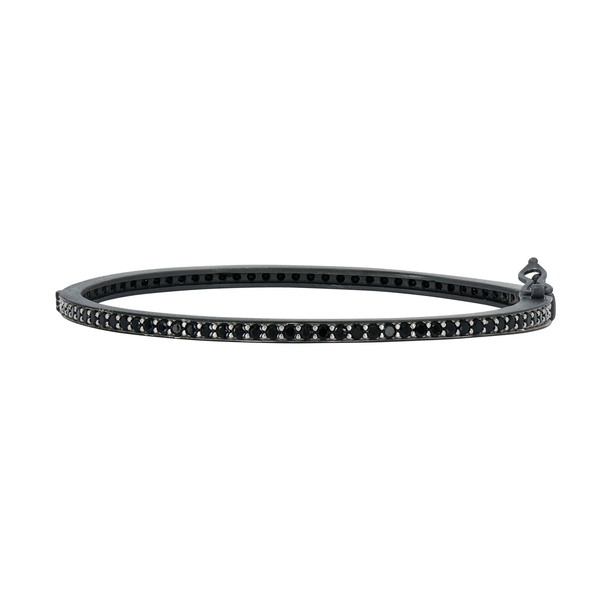 Industrial Finish Ribbed Metro 5-Stack Hinge Bracelets