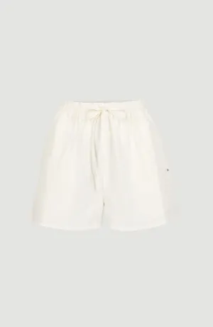 Jarrah Woven High-Waist Shorts | Bleached Sand