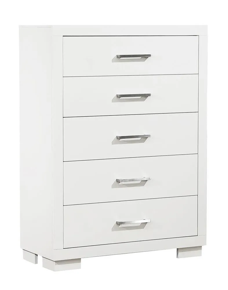 Jessica Contemporary Five Drawer Chest