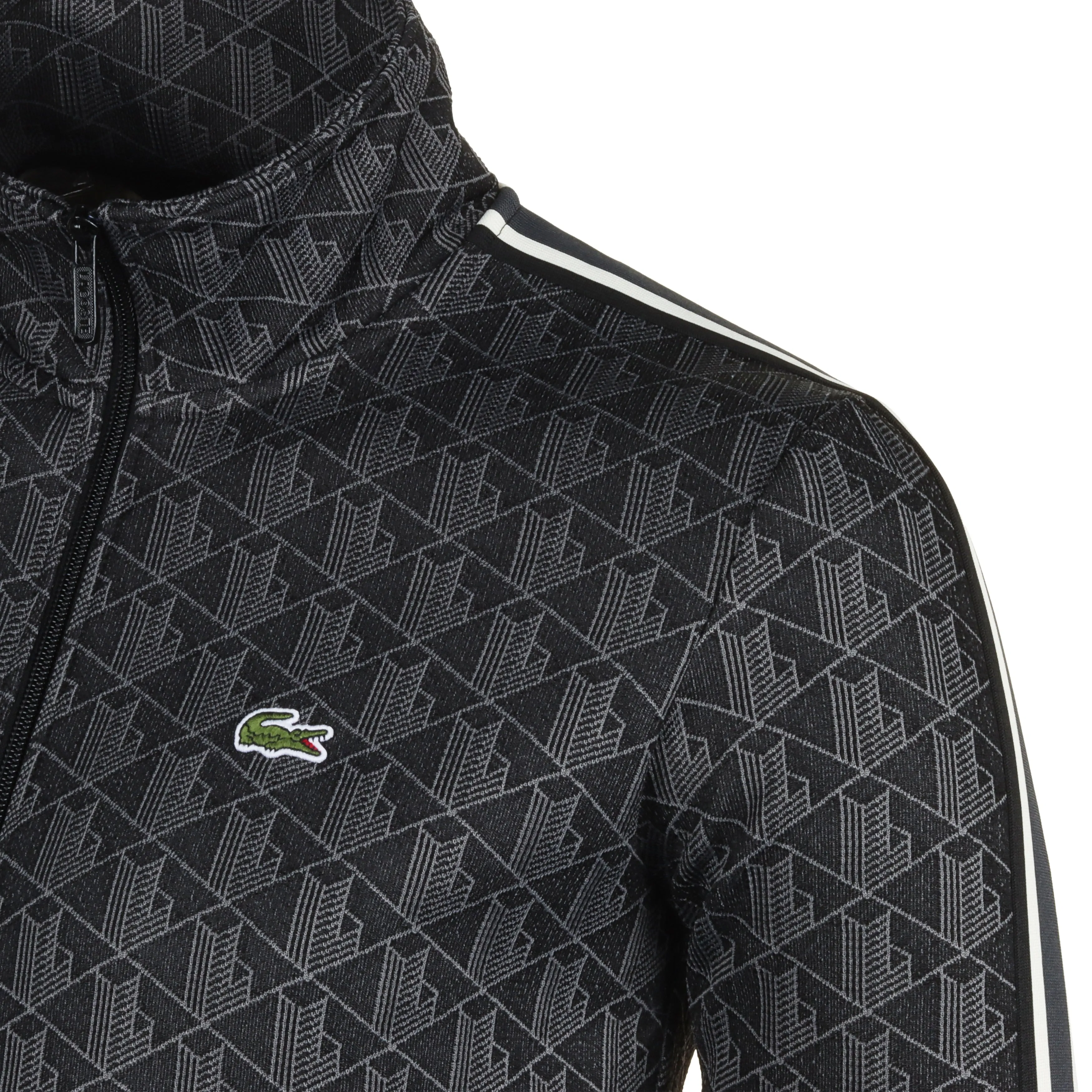 Lacoste Paris Jacquard Monogram Full Zip