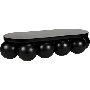 Lambreta Coffee Table, Black Steel