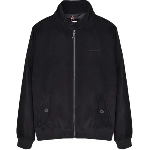 Lambretta Mens Corduroy Harrington Bomber Jacket - Black