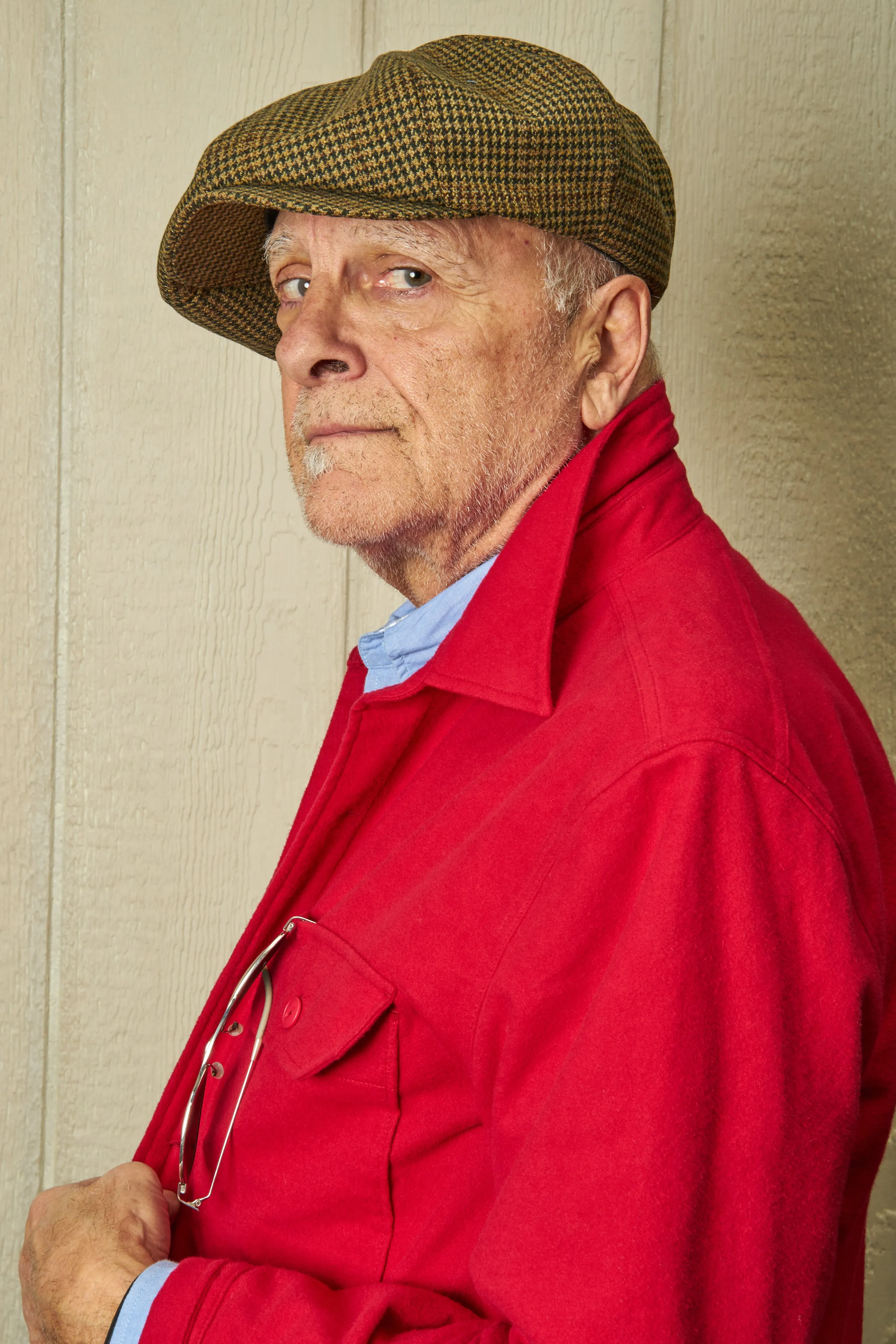 MacArthur Shirt in Red Chamois Cloth