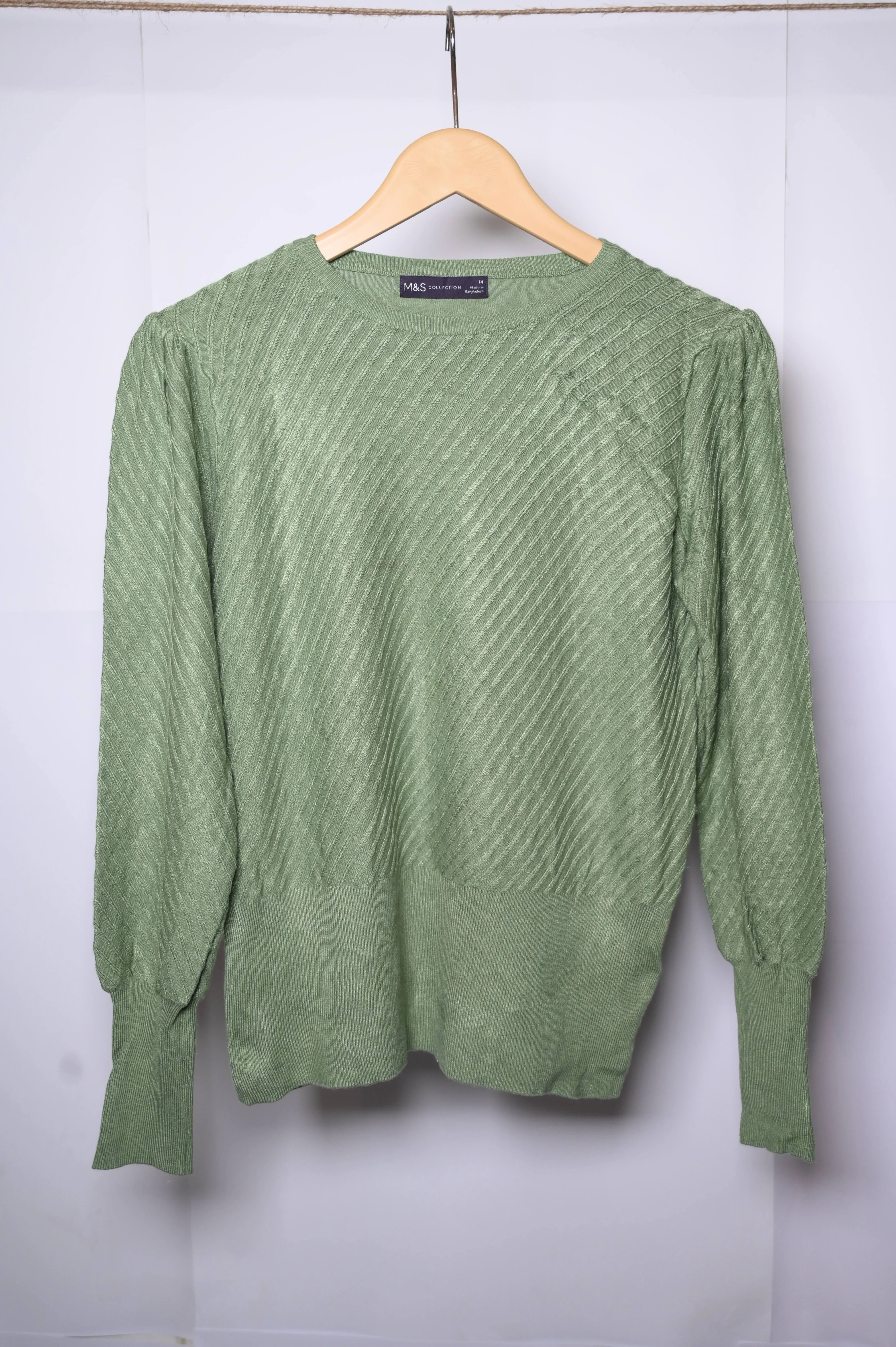 M&S Green Sweatshirt