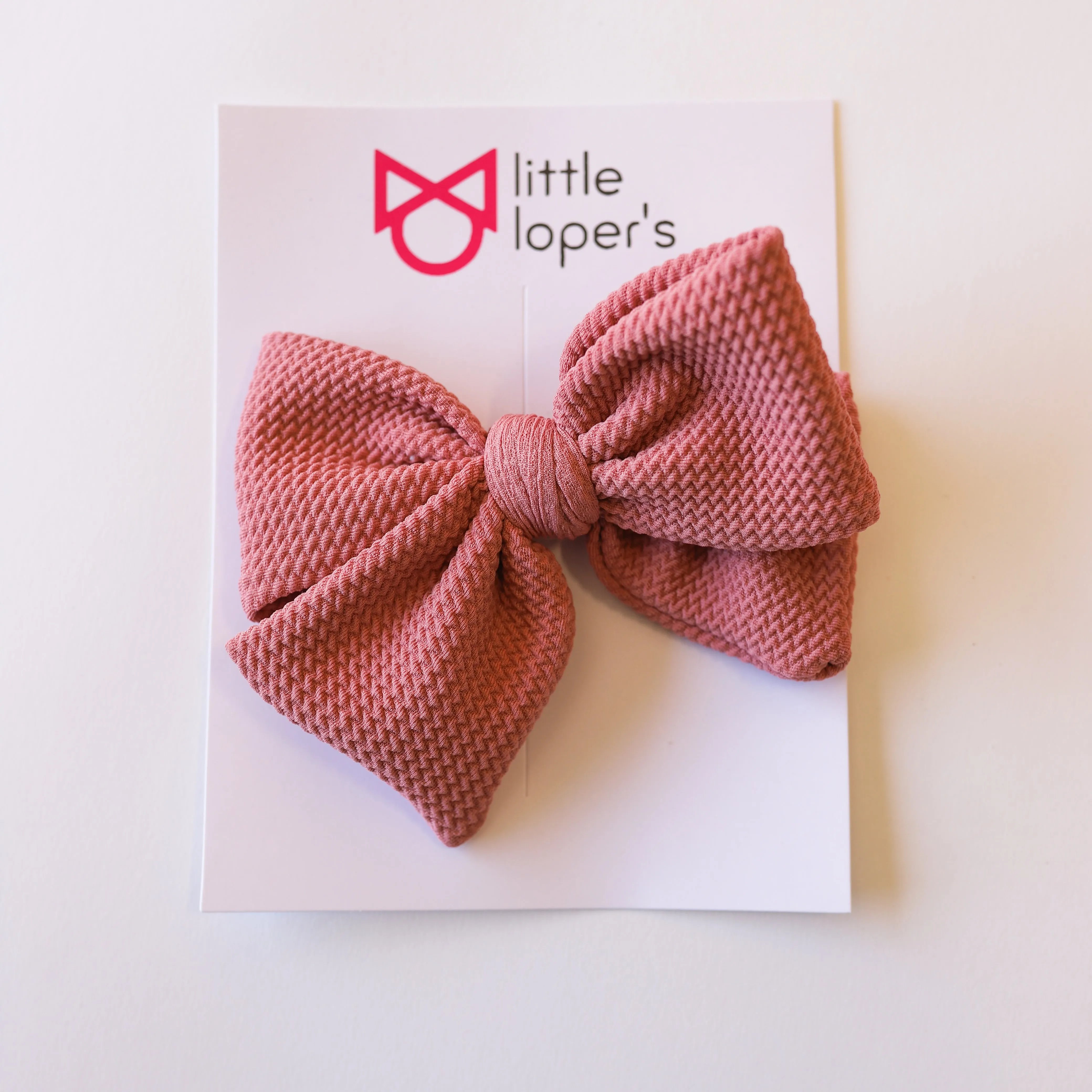 Mauve Collection Party Bow