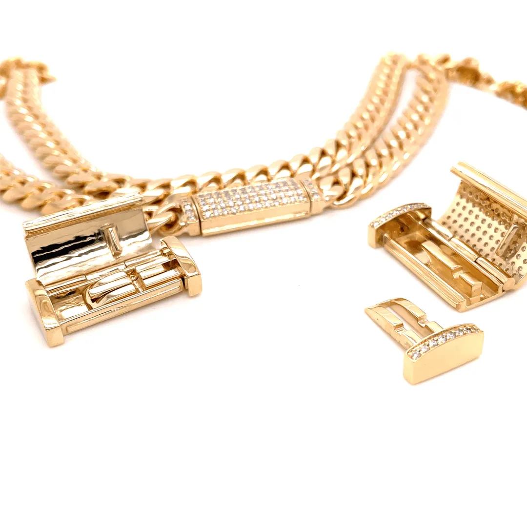 Miami Cuban Link Sleek Lock Clasps