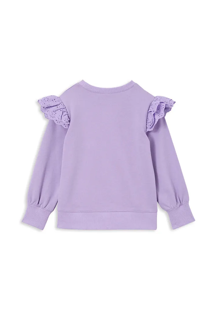 MILKY LAVENDER DETAIL SWEAT