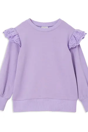 MILKY LAVENDER DETAIL SWEAT